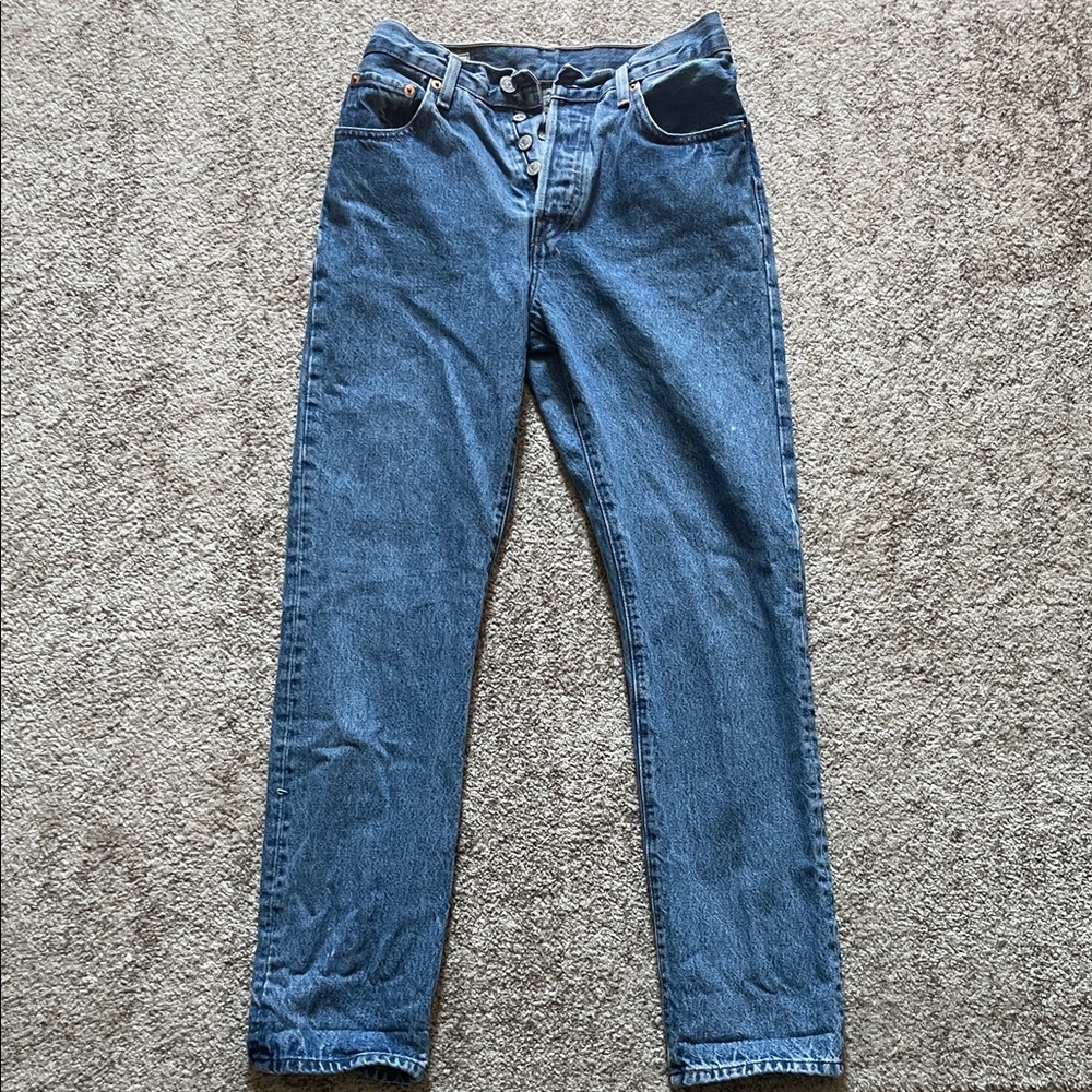 Levi's Straight Fit Denim Jeans - Blue